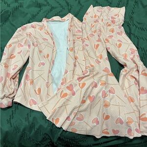 Kids Heart Pattern Matching Set - Pink